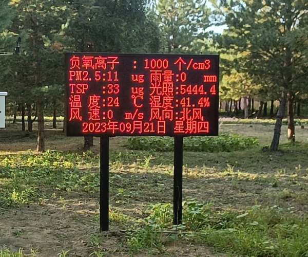 <font color='red'>景区</font>生态价值与健康旅游的基础设施-负氧离子监测站